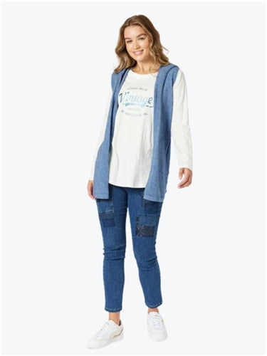 Threadz Ollie Side Button Vest 45281