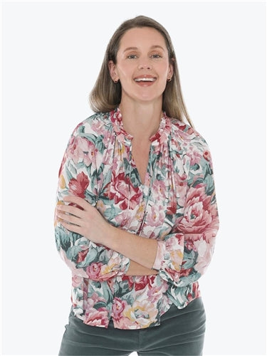 Jump Rose Tapestry Top