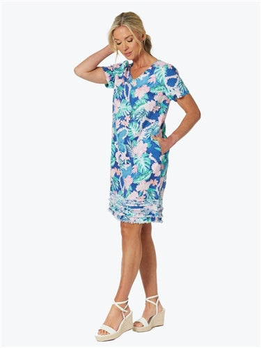 Gordon Smith Santa Monica Frilled Hem Dress 45654