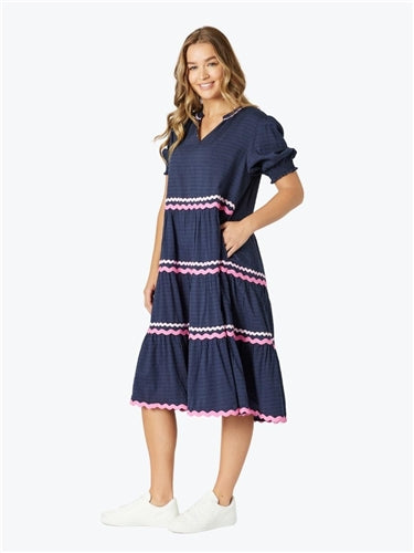 Threadz Ric Rac Tiered Dress 48435