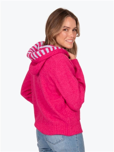 Fields Zip Stripe Hoodie FK5021