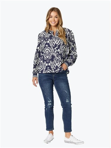 Threadz Emily Print Top 47093
