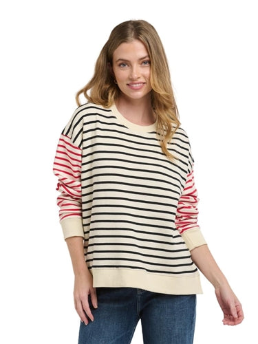 BASIC123 Aspen Stripe Sweater