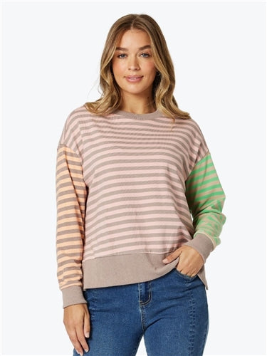 Threadz Maxwell Stripe Sweatshirt 47056