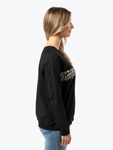 Stella + Gemma Classic Sweater Neon Pink Star