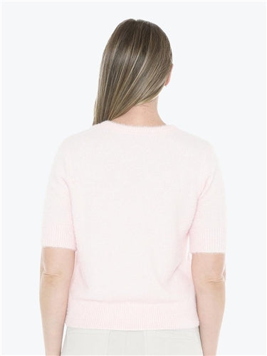 Jump Fluffy Short Sleeve Top