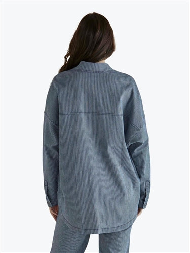 Betty Basics Cherry Denim Shirt BB8376