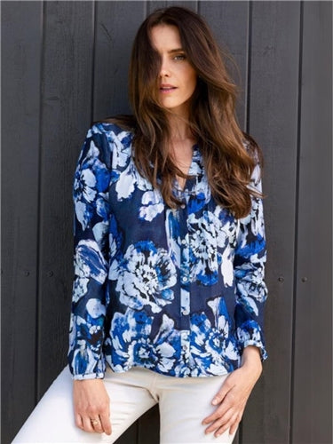 Jump Blue Bloom Top