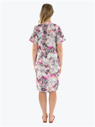 Jump Abstract Ikat Dress