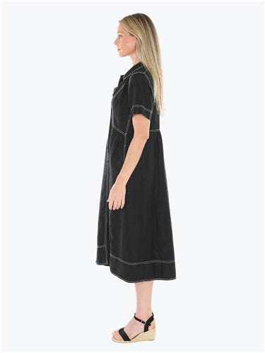 Jump Contrast Stitch Dress