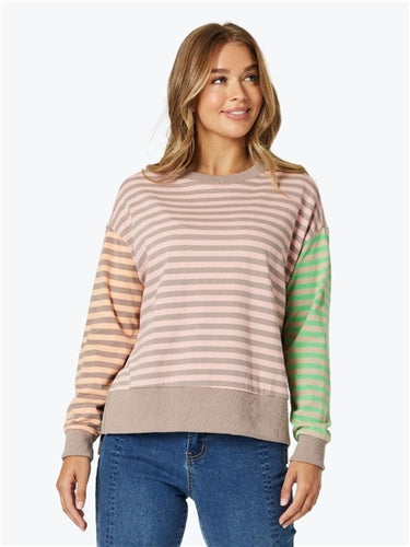 Threadz Maxwell Stripe Sweatshirt 47056