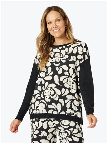 Hammock &amp; Vine Casablanca Floral Print Knit 46953
