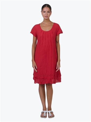 Namastai Crinkle Cotton Shift Dress