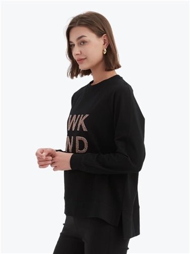Tirelli Embossed Metallic WKND Sweat