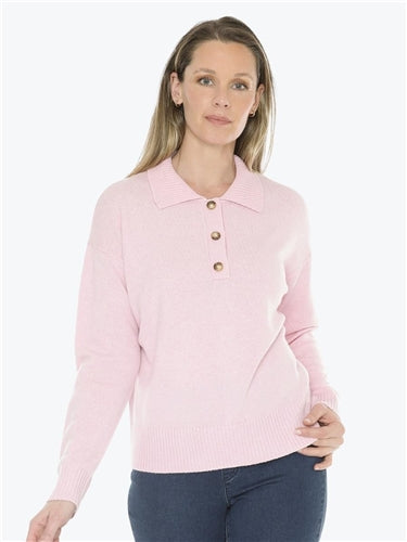 Jump 3 Button Polo Pullover