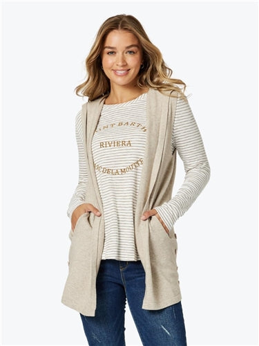 Threadz Ollie Side Button Vest 45281