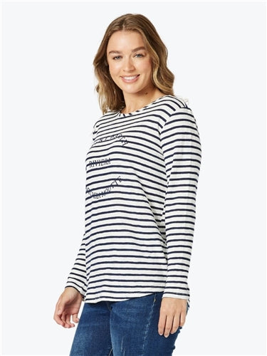 Threadz Riviera Long Sleeve Tee 47074