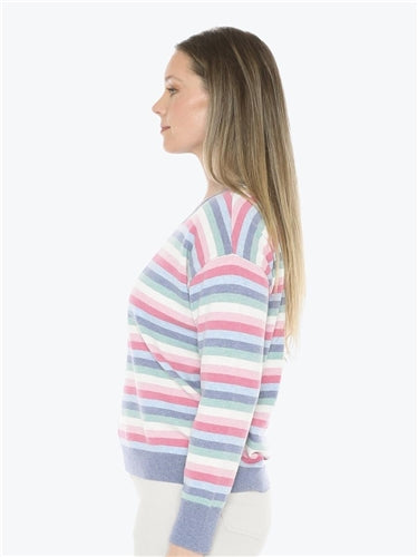 Jump Pastel Stripe Pullover