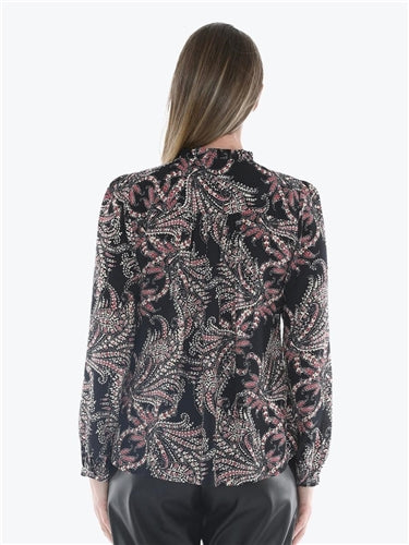Jump Ditsy Paisley Ruffle Top