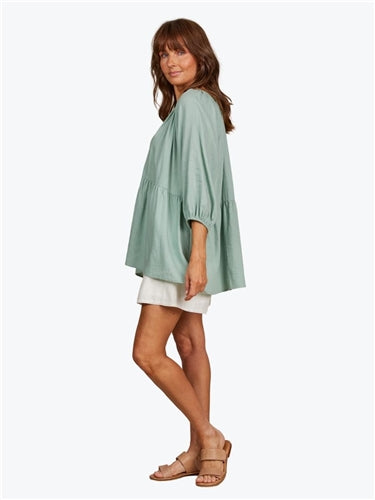 Isle of Mine Amelie Button Top