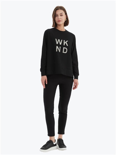 Tirelli Embossed Metallic WKND Sweat