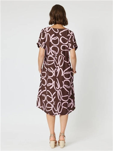 Clarity Koko Latte Dress 45843