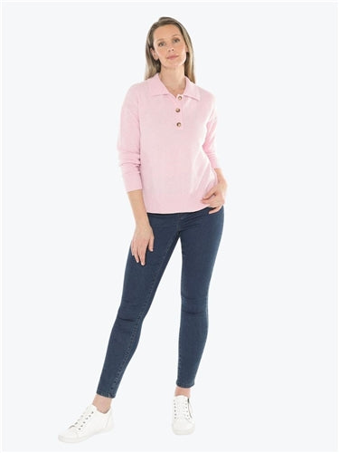 Jump 3 Button Polo Pullover