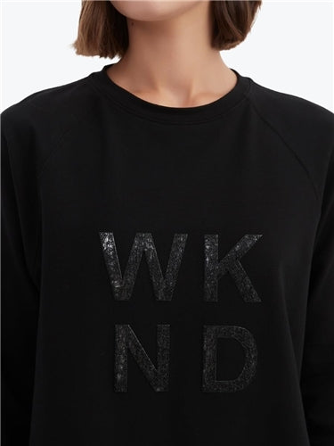 Tirelli Embossed Metallic WKND Sweat