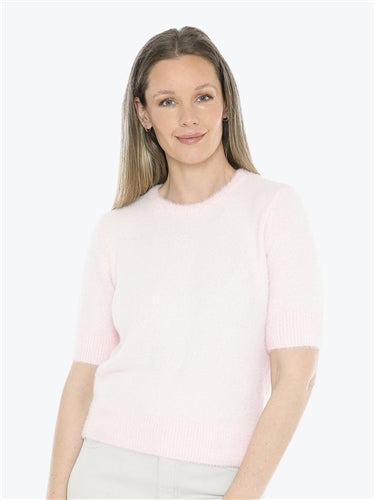 Jump Fluffy Short Sleeve Top