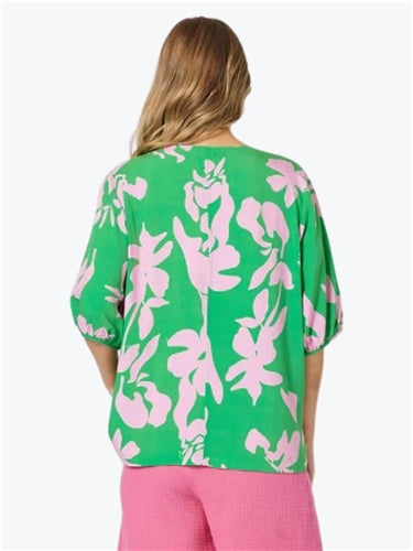 Threadz Spring V Neck Tunic 46326