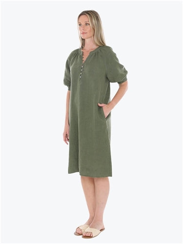 Jump Button Neck Dress