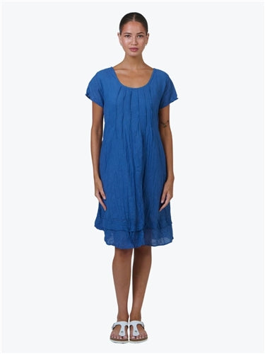 Namastai Crinkle Cotton Shift Dress