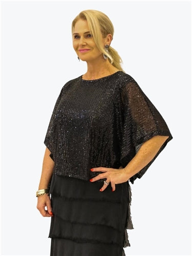 Imagine Fashion Lynsay Sequin Top