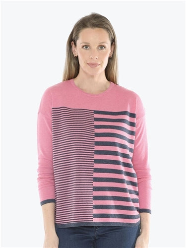 Jump Mixed Stripe Pullover