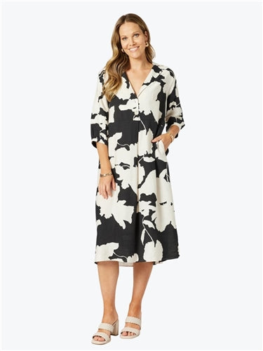 Clarity Barcelona Floral Print Dress 47853