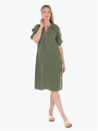 Jump Button Neck Dress