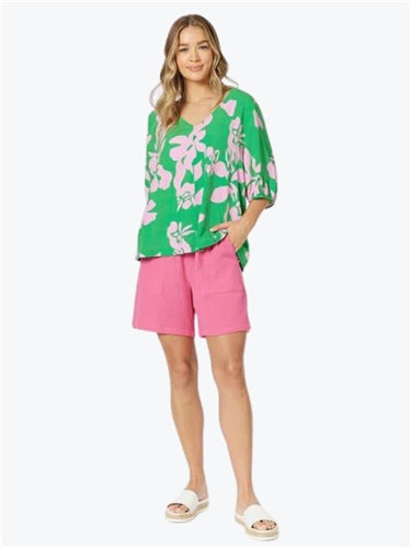 Threadz Spring V Neck Tunic 46326