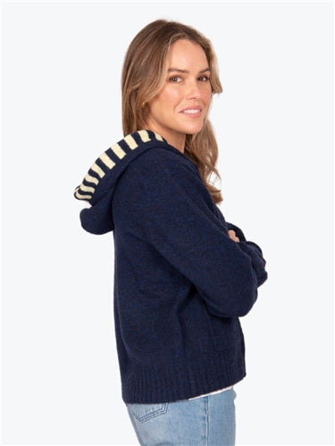 Fields Zip Stripe Hoodie FK5021