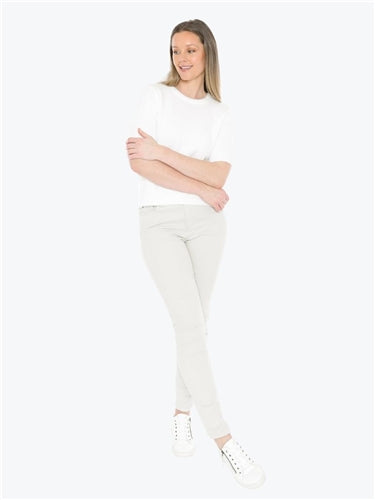 Jump Fluffy Short Sleeve Top