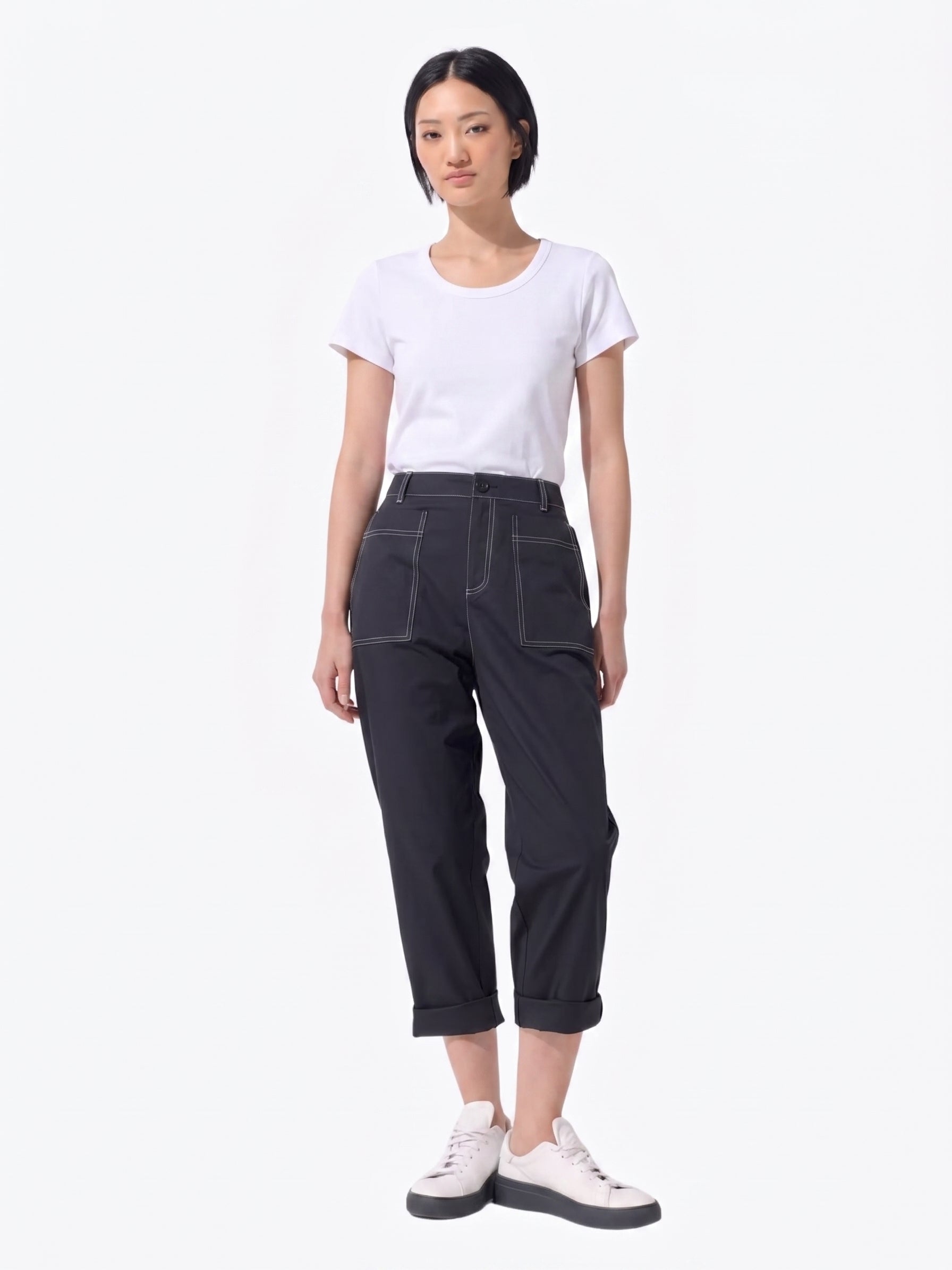Marco Polo Essential Slim Leg Pant | Black