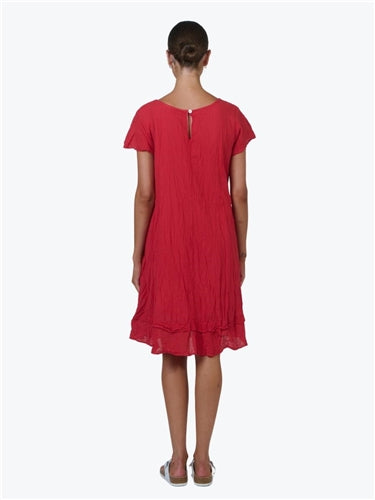 Namastai Crinkle Cotton Shift Dress