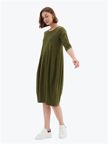 Tirelli Diagonal Seam Dress