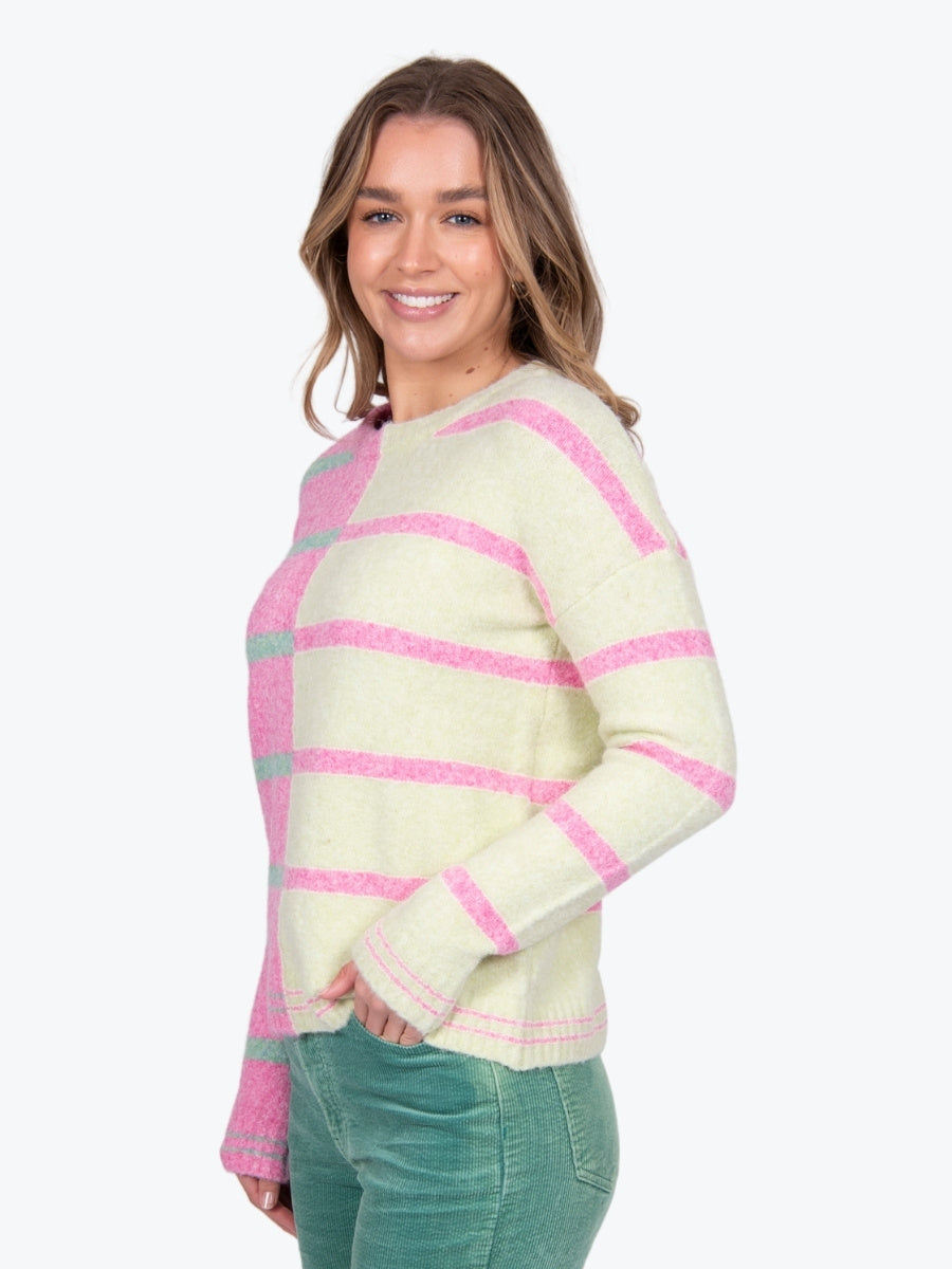 Bella Striped Colour Block Pullover FB5432