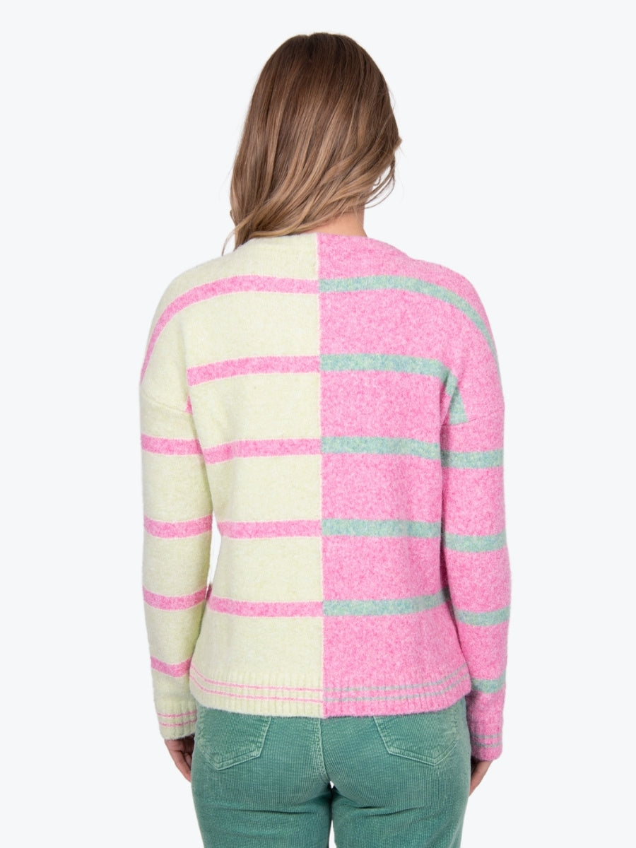 Bella Striped Colour Block Pullover FB5432