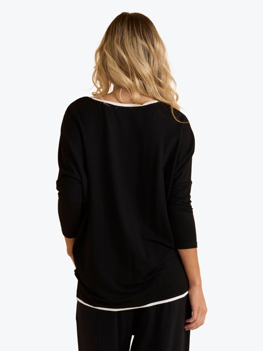 Betty Basics Adina 3/4 Sleeve Top BB1104