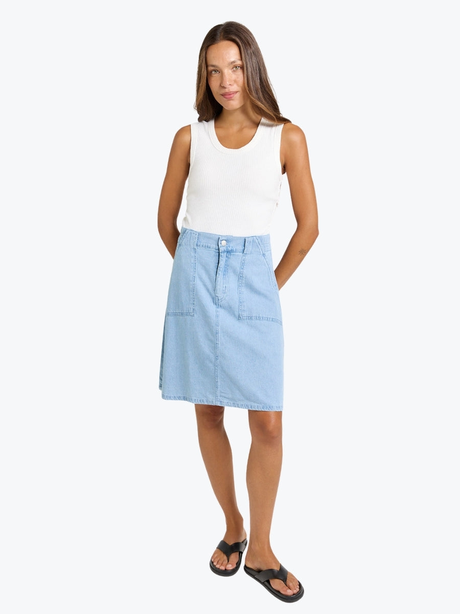 Betty Basics Aida Denim Skirt | Medium Wash