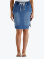 Betty Basics Augie Denim Skirt in Denim Blue