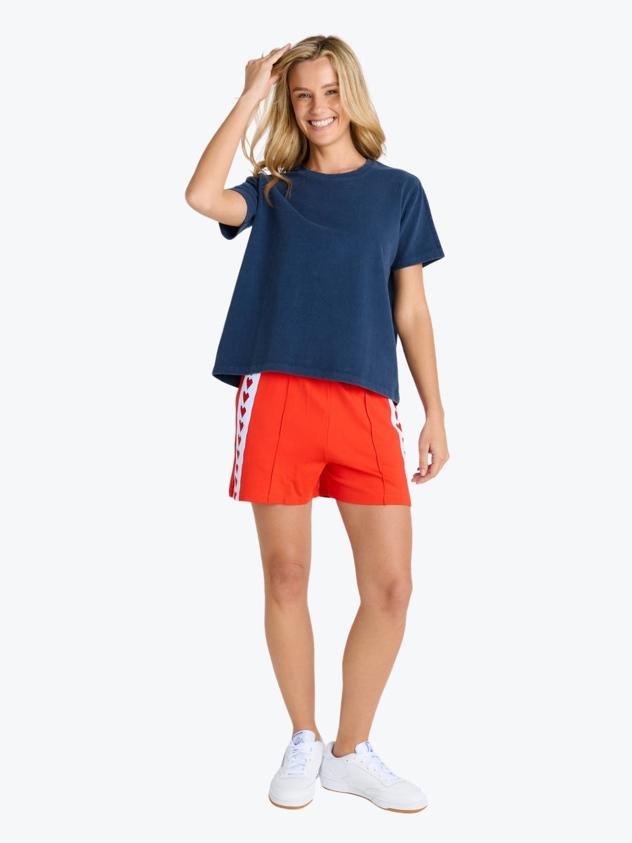 Betty Basics Base Tee | Navy