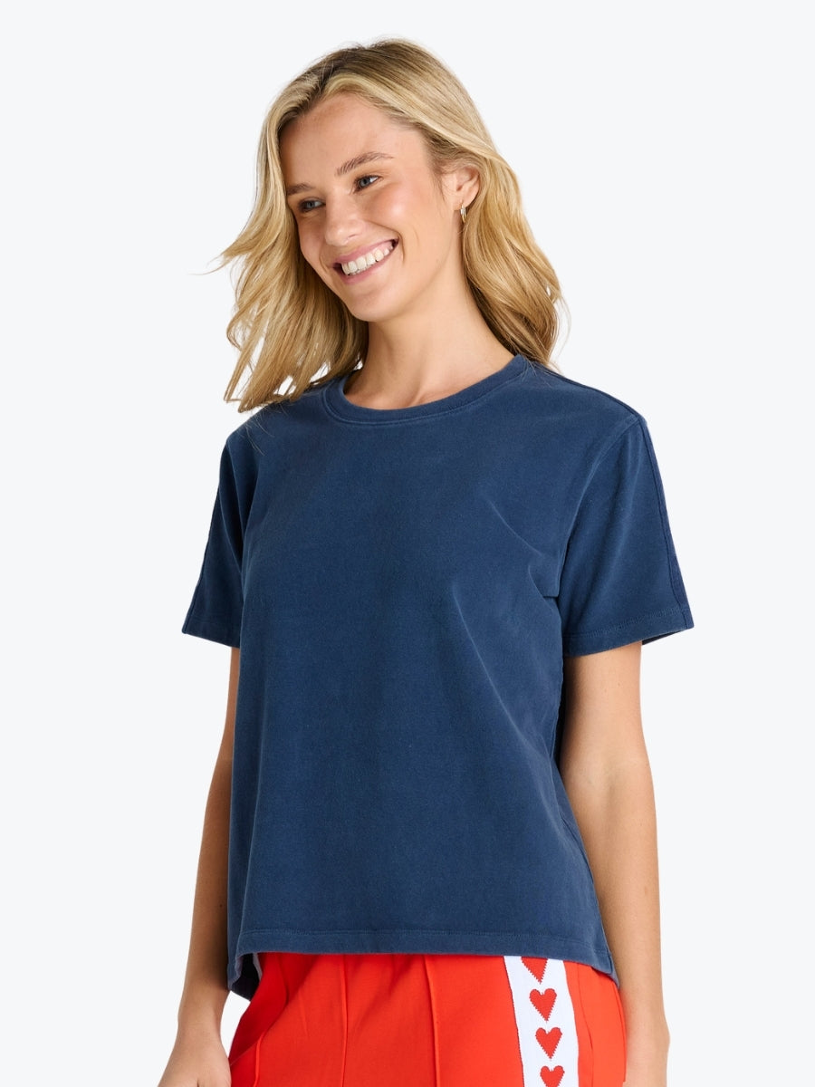 Betty Basics Base Tee | Navy