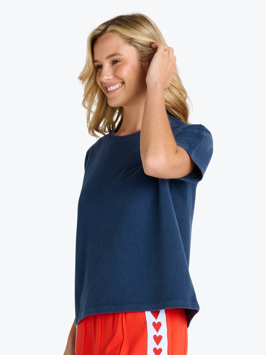 Betty Basics Base Tee | Navy